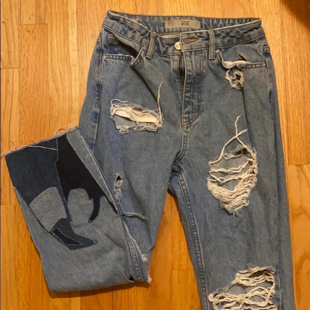 Top shop moto mom jeans